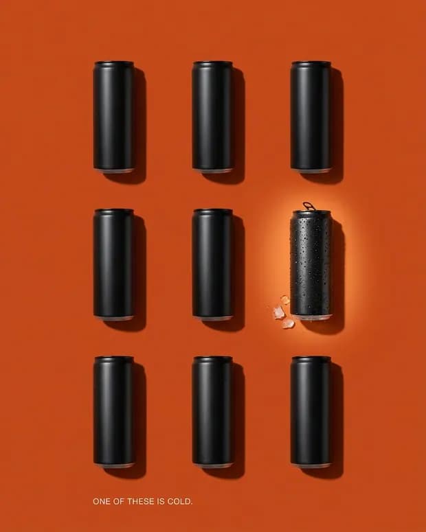 Sample ad creative: chilled drinks can, go longer