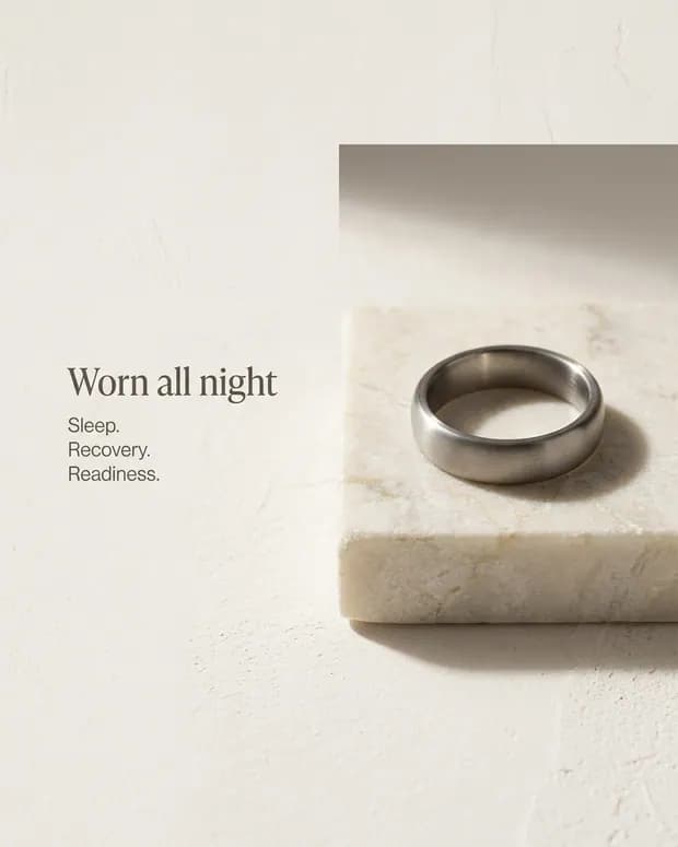 Sample ad creative: smart ring, sleep measured